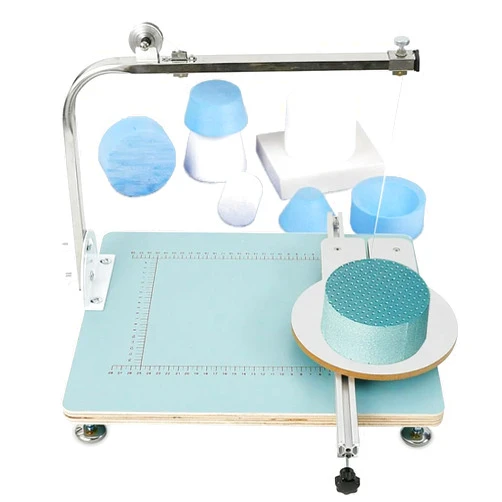 SHONFYVS Hot Wire Cutter Foam Styrofoam Plastic+Stainless Steel Cutter Working Table Tool 110V Foam Cutting Machine Blue Hot Wire Sponge Cutting Machine Foam Cutting Tool with Power Adapter