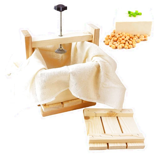 DOERDO DD DOERDO Tofu Press Mold Box Homemade Tofu Maker Cheese Maker Press Mold DIY Tofu Making Kit for Kitchen Home, 6x6x7Inch