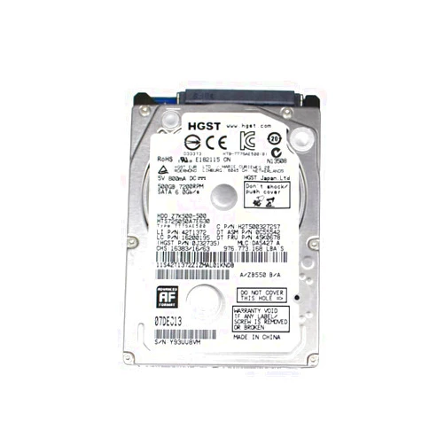 Generic HGST HTS725050A7E630 Travelstar Z7K500 500GB 2.5 inch 32MB Cache SATA 3 6.0Gb/s Laptop HDD 0J32735 42T1372 11S42T1372 Compatible Replacement Spare Part for Hitachi Compatible and Laptop Systems