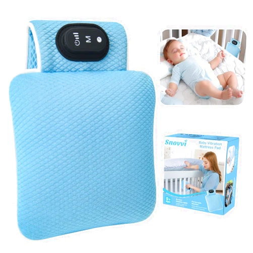 SNOVVI Baby Vibrating Sleep Soother,3 Adjustable Vibration Settings and 90 Minute Cut-Off Timer,Versatile Baby Sleep Aid Enhance Sleep Quality,Perfect for Newborns, Showers & Registries!