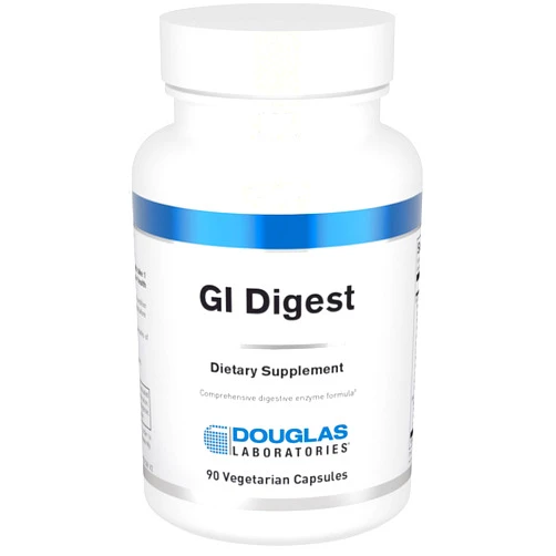 Douglas Laboratories G.I. Digest | Complete Enzyme Formula Including Gluten and Dairy Enzymes | 90 Capsules