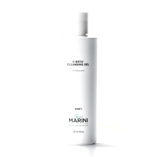 Jan Marini Skin Research C-ESTA Cleansing Gel - Daily Facial Cleanser with Vitamin C - Skincare Face Wash for Oily, Dry & Combo Skin - Gel Face Cleanser - 8 fl oz