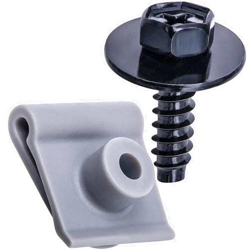 Rexka 15 Sets Fender Liner Bumper Cover Splash Shield U Nut Screw Kit for Mazda B45556135 9CF600516B - Multipurpose - Lower Deflector Radiator Support Impact Bar Grille