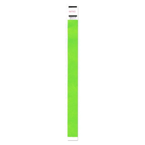 Advantus Crowd Management Wristbands, Sequentially Numbered, 9.75