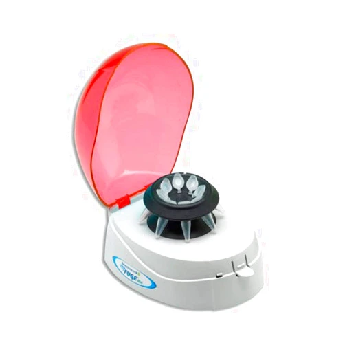 Benchmark Scientific C1008-R MyFuge Mini Centrifuge with Red Lid and 2 Rotors, 100-240V (US Plug), Plastic