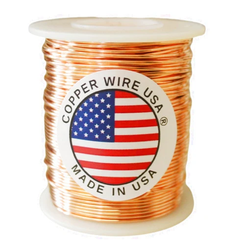 Copper wire USA 18 Ga Copper Wire Dead Soft 1 Lb Spool (18 Ga / 200 Ft.)