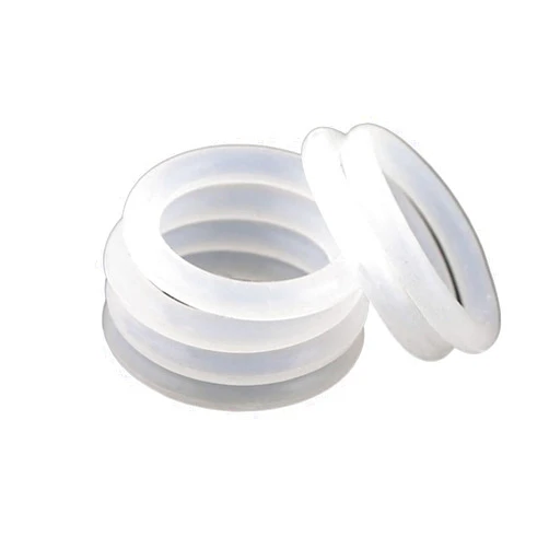AZUMIO 10pcs/CS 1mm 1.5mm 2mm 2.4mm White Silicone O-Ring VMQ Sealing Rubber Gasket OD3-85mm Heat Resistant Food Grade Silicone O-Ring (Size : OD 25mm, Color : CS 1mm)