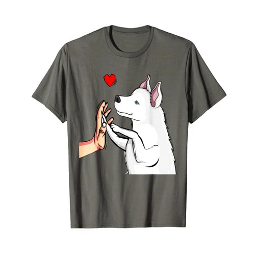 Sibirischer Husky Desings & Geschenkideen White Siberian Husky Love Dogs Mummy T-Shirt