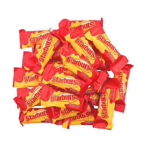 Fun Express Starburst Fruit Chews Fun Size - Edibles - Soft & Chewy Candy - Taffy & Marshmallow - 24 Pieces