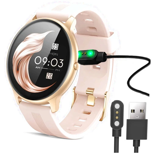 Lamshaw Compatible with AGPTEK LW11 Smartwatch Charger, Lamshaw Magnetic USB Charging Cable Replacement Charger Cable Compatible with AGPTEK LW11 Smartwatch (Black)