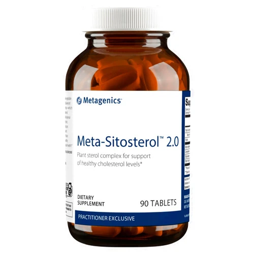 Metagenics Meta-Sitosterol 2.0 - for Cholesterol Already in a Normal Range* - Plant Sterol Complex - with Folate - Dietary Supplement - Gluten-Free - Vegetarian - 90 Tablets