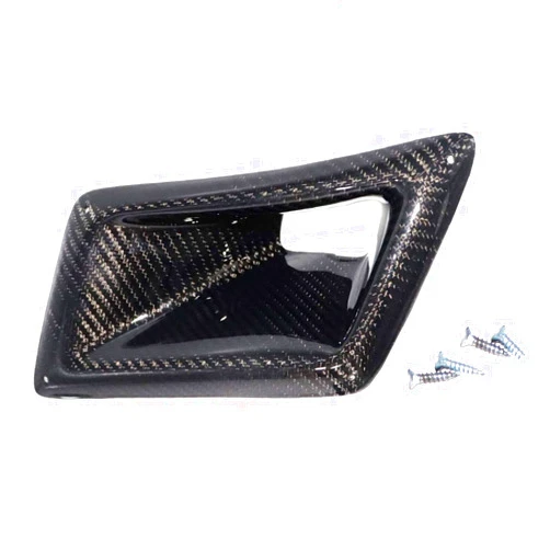 SecosAutoparts Front Left Side Carbon Fiber Bumper Air Vent Intake Cover Trim Duct Intake Compatible with Nissan 350Z Z33 ND 2003-2009