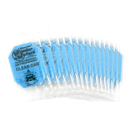 Donkey Auto Products Wonder Wafers - Diamond-Ultra Scented Car Air Fresheners - Individually Wrapped (15 Per Pack) (Clean Car)