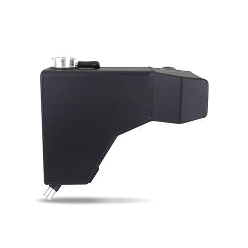 Mishimoto Aluminum Expansion Tank MMRT-SRT-15BK, Compatible with Dodge Charger/Challenger 6.4L/6.2L Hellcat 2015+, Micro-Wrinkle Black