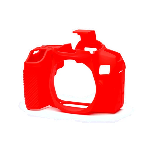 easyCover Silicone Protection Cover for Canon 850D & T8i Cameras, Red