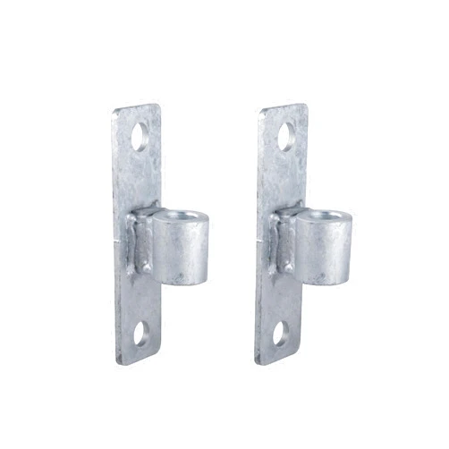 Dailydanny Gate Hinge Wall Mount Gate Hinge for 5/8'' Pin Chain Link Fence Post Hinge (2 Pcs)