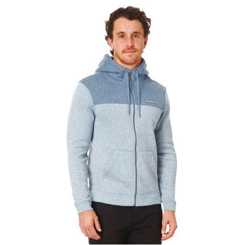 Quiksilver Men's Keller Block Zip Hooded Zip Fleece