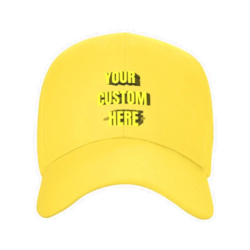 YISDZSW 1-300PCS Custom Baseball Cap Design Your Own Personalized Image Text Logo Dad Hats Trucker Caps For Women Men