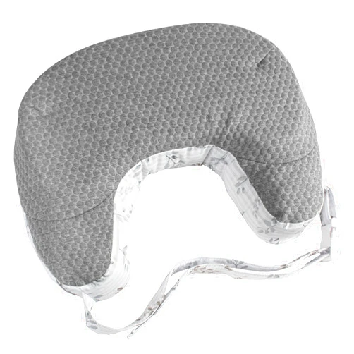 Boppy Nursing Pillow—Best Latch | Plus-Sized Breastfeeding Pillow with Belt Designed with Lactation Consultants | Fits All Body Types | Machine Washable| Leaf Stripe and Soft Textured Gray Gray Leaf Stripe