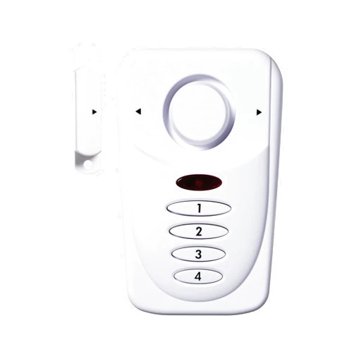 SABRE Elite Wireless Door Alarm with Exit/Entry Delay Mode, Home Mode & Keypad, Deters Intruders w/ 120dB Alarm Heard Up to 1,500 ft, Versatile Settings, Works on Both Left & Right Side Opening Doors