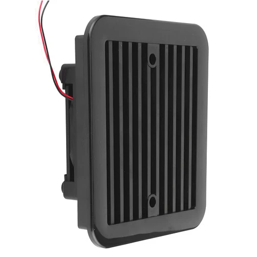 Yuecoom Ventilation 12V 4W Cooling Fan with Shutters Vent One‑Way Side Strong Wind Air Exhaust Accessories for