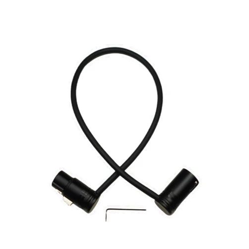 Kicada XLR Cable, 1.3FT XLR to XLR Microphone Cable Adjustable Angle Low Profile XLR Male to XLR Female Mic Cable 3 Pin Balanced Shielded Mic Cord, XLR Speaker Cables