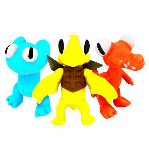Rainbow Friends - Collectible Plush Complete Set (Three 8