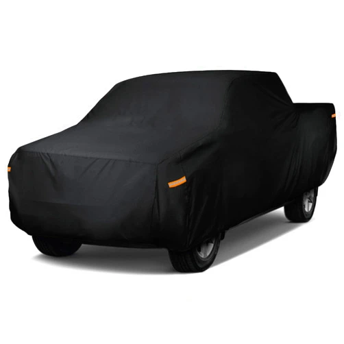 EzyShade 10-Layer Truck Cover Waterproof All Weather. See Vehicle Size-Chart for Accurate Fit. Outdoor Pickup Truck Covers - Silverado F150 RAM 1500. Sun Snow Rain. Black, Size T4 (See Size Chart)