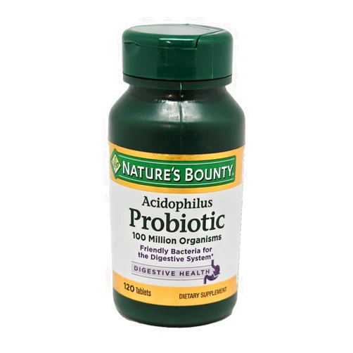 Nature's Bounty Probiotic Acidophilus Tablets, 120 tablets