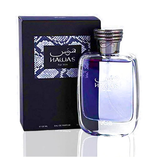 RASASI Hawas for Men Eau de Parfum Spray, 3.33 Ounce