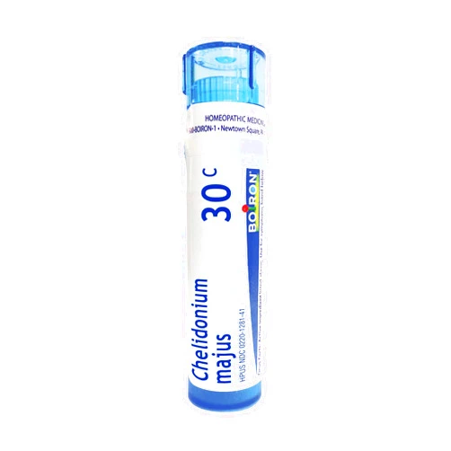 Boiron Chelidonium Majus 30C, 80 Pellets, Homeopathic Medicine for Indigestion and Nausea