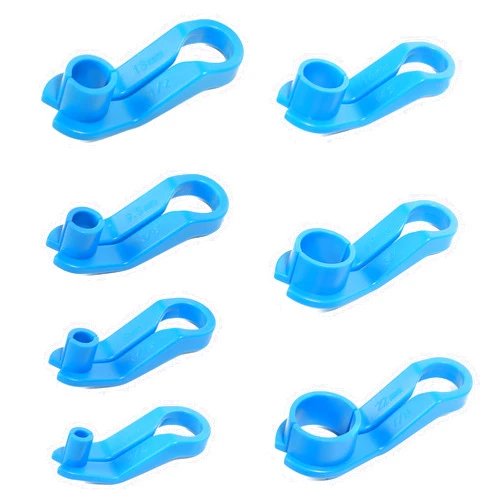 Bylikeho 7PCS Fuel Line Disconnect Tool Set,Car Accessories AC/Fuel Line Disconnect Removal Tool,1/4 5/16 3/8 1/2 5/8 3/4 7/8 Inch Transmission Oil Cooler Line Quick Disconnect Kit for Most Cars