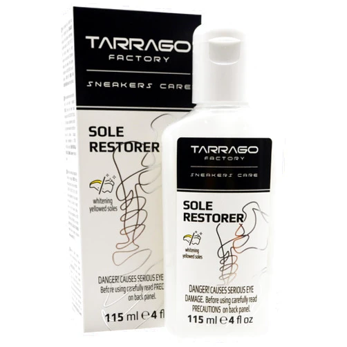 Tarrago Sneaker Sole Restorer | Makes your oxidized yellowish soles bright and white | 4 fl. oz.