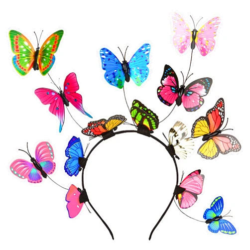 Zivyes Butterfly Fascinator Hats Women Monarch Tea Party Headband Alice in Wonderland Hat Kentucky Derby Halloween Costume