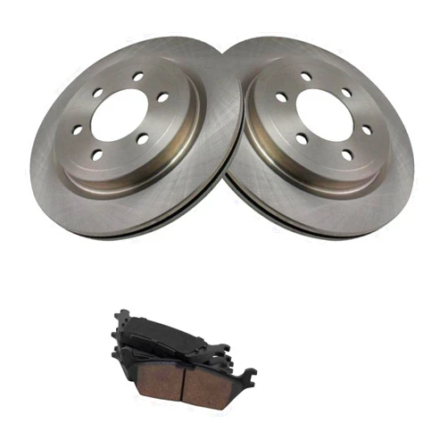 Hymavine Rear Side Vented Ceramic Kit Replacement Disc Set Brake Rotors and Pads for Ford for Expedition 2018-2019 for F150 2018-2019,for Lincoln for Navigator 2018-2019 Long-lasting durability