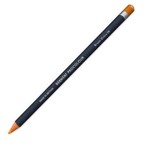 Derwent Procolour Pencils - Brown Ochre 59