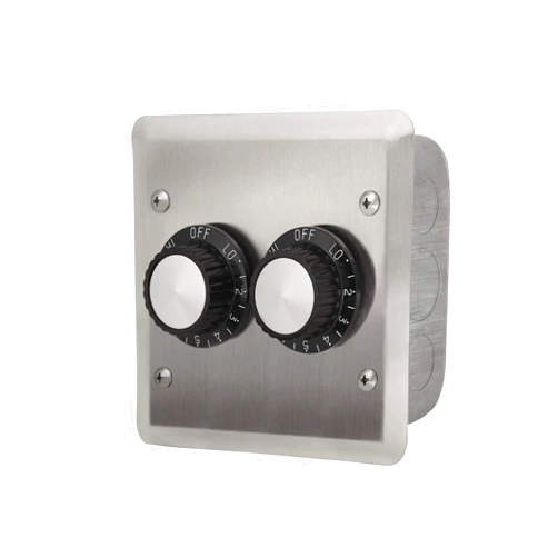 Infratech Dual INF Input Regulator 14-4205 Dual Controller In-Wall plate with Gang Box