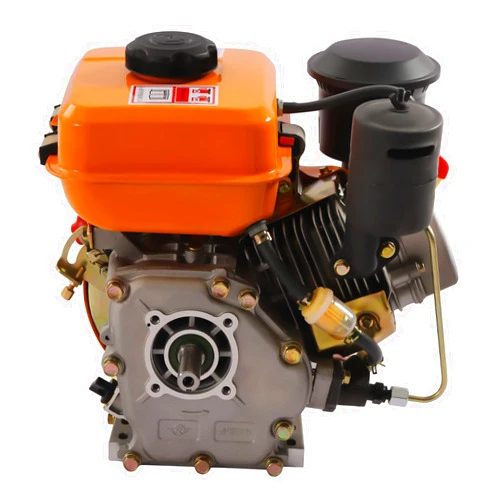 DONSU Diesel Engine 196cc 4-Stroke 3HP Air-Cooled Diesel Engine Single Cylinder Horizontal Axis Engine Recoil Hand Start 53mm Shaft Length 168F 2.2kw