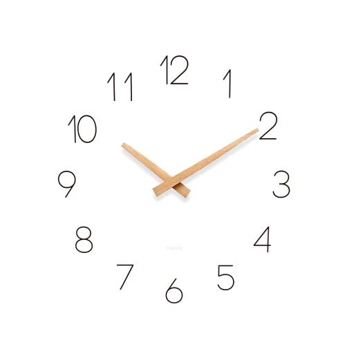 mooas Flatwood Wall Clock,12