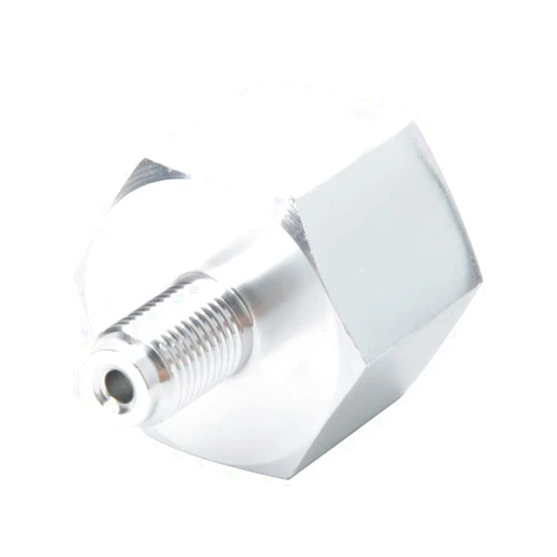 Yuecoom CO2 Regulator Adapter, Aluminum CO2 Regulator Decompression Meter Adapter Connector Fitting Accessories for Homebrew Beer (3/8 to CGA320)
