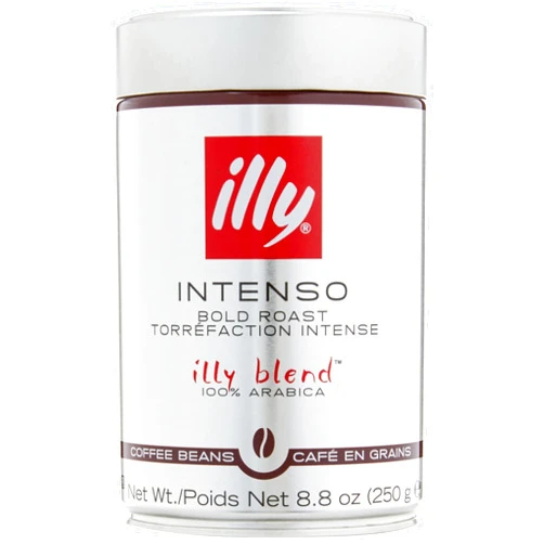 illy - Whole Bean Coffee - Bold Roast - 8.8 oz (250g) - Case Pack of 6