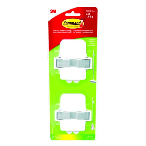 Command 2 Pack Adhesive Broom Gripper Clips