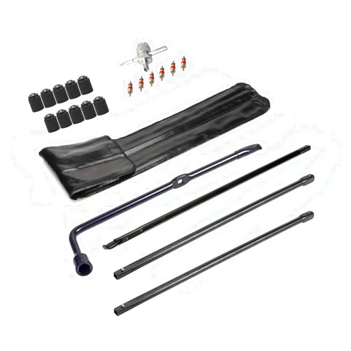 Dr.Roc Spare Tire Tool Kit Spare Tire Repair Tool Spare tire Wheel Lug Wrench Compatible with Ford F-250 Super Duty F-350 Super Duty F-450 Super Duty F-550 Super Duty 2008 to 2016 Spare Tire Kit