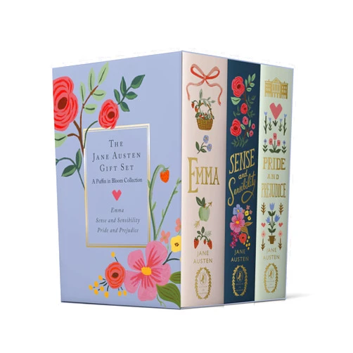 By Jane Austen (Author) The Jane Austen Gift Set: A Puffin in Bloom 3-Book Collection: Pride and Prejudice, Emma, and Sense and Sensibility