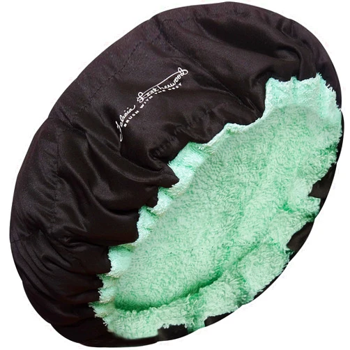 Brush With The Best Heat Cap for Deep Conditioning & Oil Treatments - Cordless Microwaveable Heating Cap for Natural, Kinky, Curly, Wavy, 4c, Straight Hair - Flaxseed Bonnet Retains Heat for 20-30 Min - Turquoise