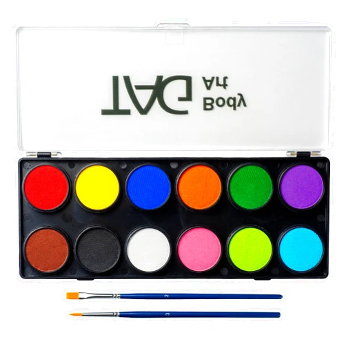 TAG Body Art TAG Face & Body Paint - Regular Palette 12 x 10g
