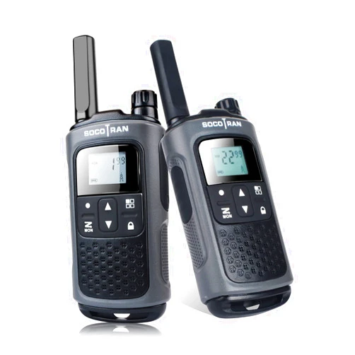 SOCOTRAN Walkie Talkies,Rechargeable Walkie Talkies for Adults Teens Long Range 5 Miles 2 Way Radios with Rechargeable Batteries & Charging Dock,Easy to Use for Family Outdoor,2PACK Black
