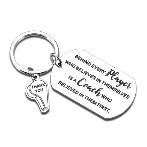 Fleure Esme Gifts for Coach Soccer Football Coach Gifts Keychain Cross Country Running Gifts Thank You for Baseball Softball Volleyball Cheers Coaches Gifts Runner Gym Sports Christmas Thank You Gifts