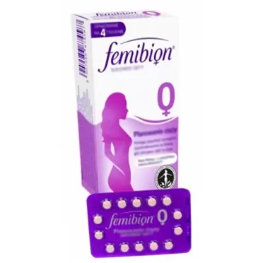 Merck FEMIBION Natal 0. 56 Pills for Pregnancy Planning. Made in Germany. Polish Distribution, Polish Language.