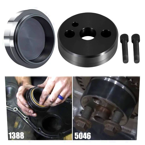 Bonbo 5046 Crankshaft Wear Sleeve Install Tool & 1338 Front Cover Crankshaft Seal Installation Tool Perfectly Fits for Dodge Cummins 3.9L 5.9L 6.7L Diesel Engines